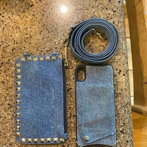 Bandolier Jean phone case  and strap.